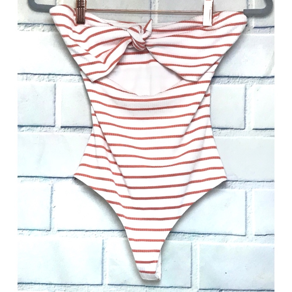 NEW Privacy Please Sycamore Striped Bodysuit